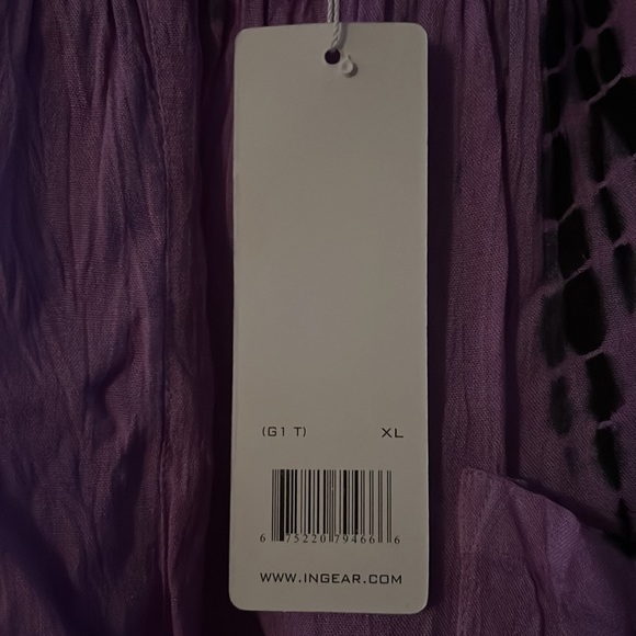 Woman’s Purple Bohemian Tie-dye Pants SIZE XL - Picture 4 of 8